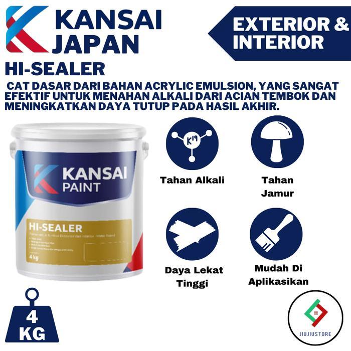 KANSAI HI SEALER 4 KG CAT DASAR TEMBOK CAT DASAR TEMBOK PUTIH 4KG