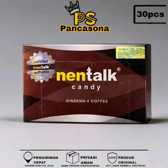 MentalkCandy Asli 1 Box 30pcs Original Permen Stamina Pria