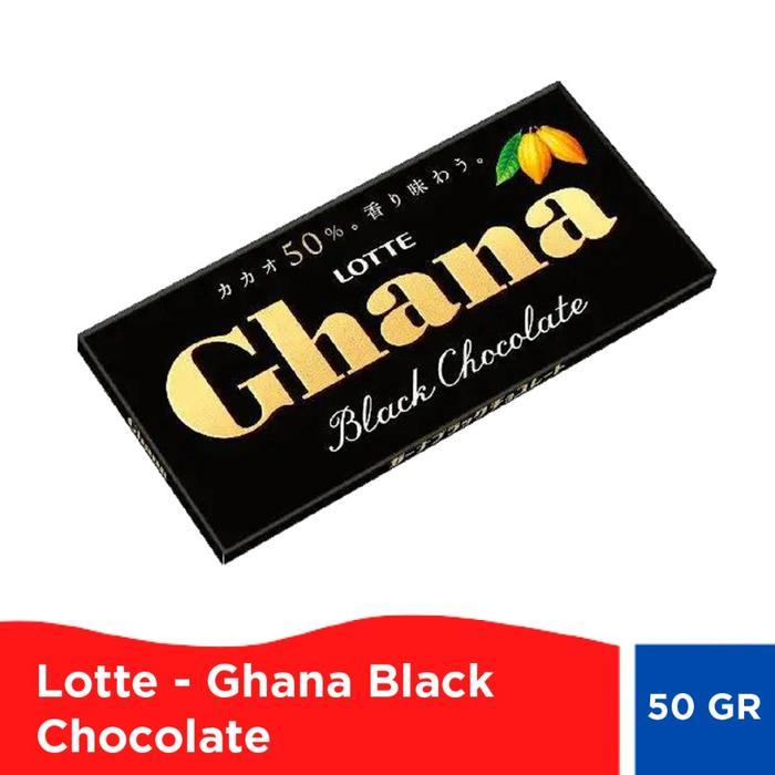 YUMMY Lotte - Ghana Black Chocolate 50 gr