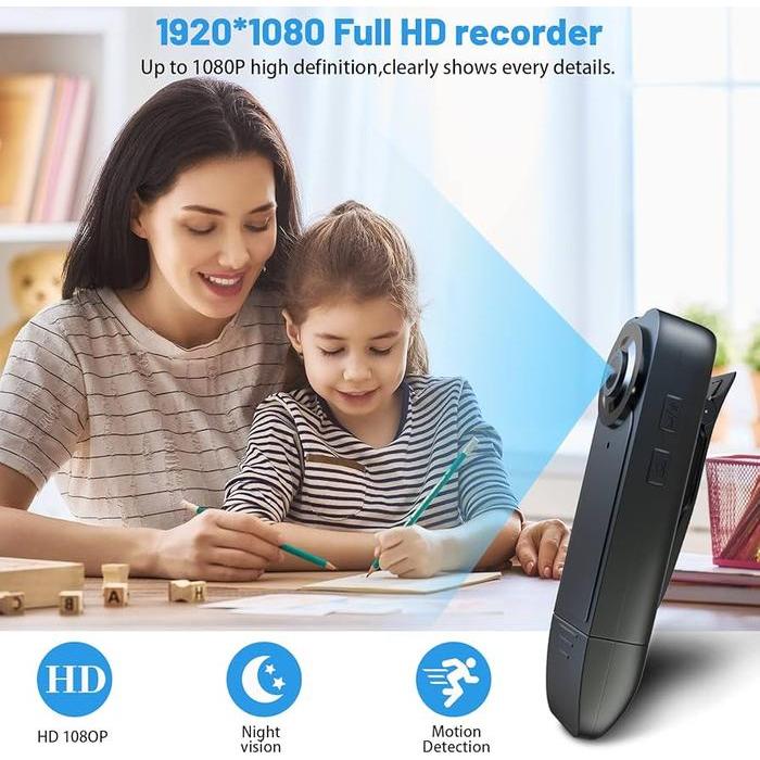 READY Kamera Pemantau Jarak Jauh A18 Kamera Pemantau Jarak Jauh WiFi, Klip. Cctv Wireless Camera