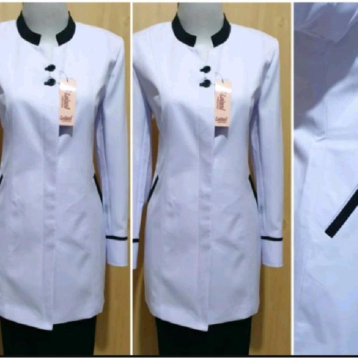 DISKON Seragam PNS Wanita Putih Hitam/Seragam Putih Hitam PNS Wanita/Seragam ASN Wanita Putih