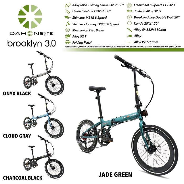 Sepeda Lipat 20 Dahon Syte Brooklyn alloy Hidrolik jangkrik