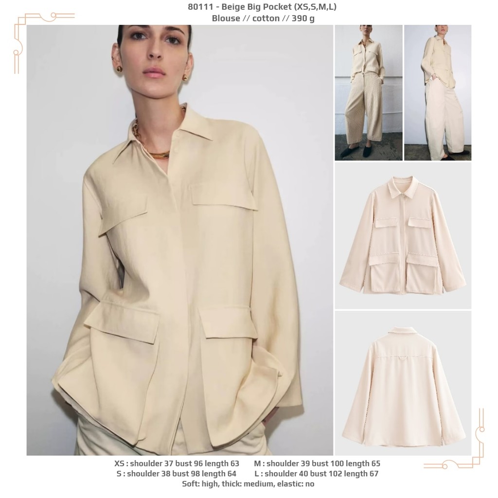Big Pocket Blouse
