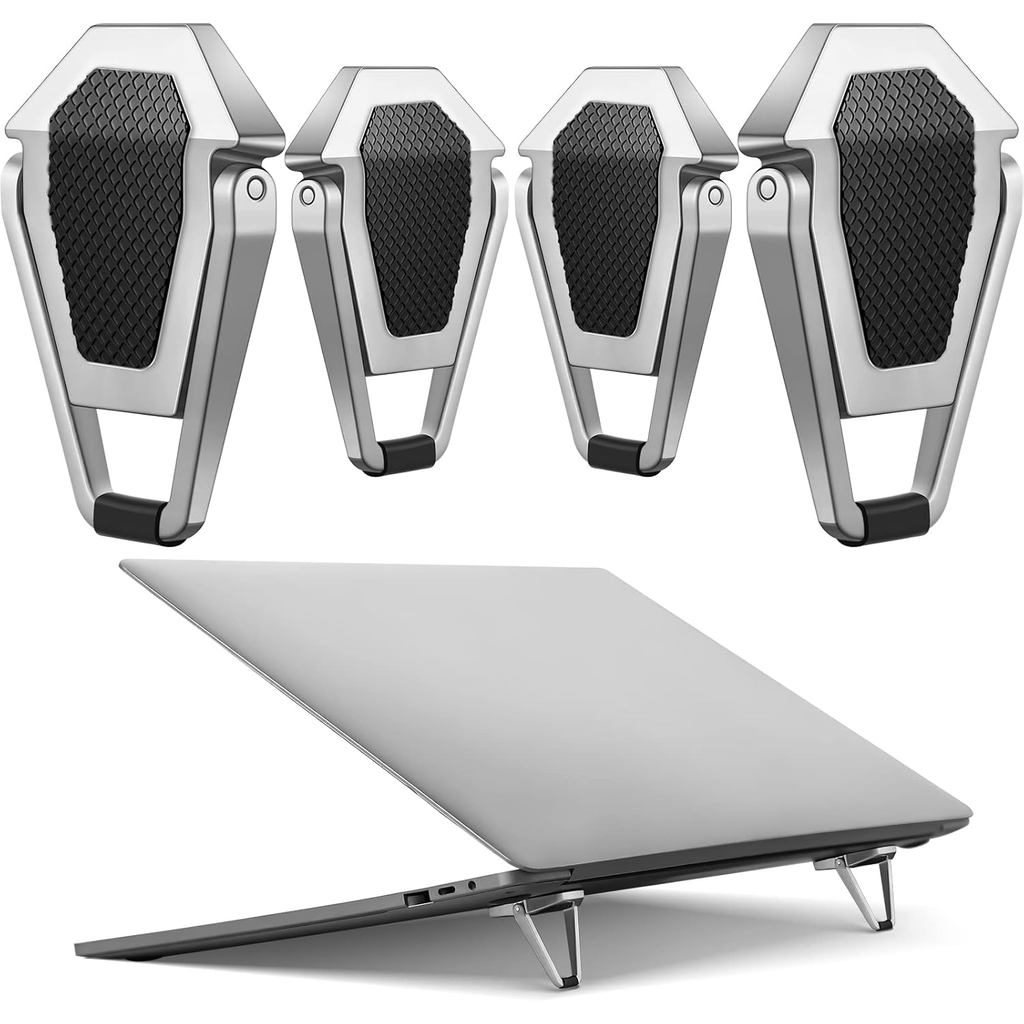 Portable Keyboard Laptop Stand Mini Aluminum Keyboard Riser Foldable Cooling Laptop Kickstand