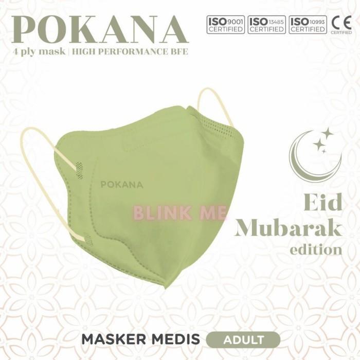 Masker Medis Pokana 4Ply Edisi Idul Fitri #Gratisongkir