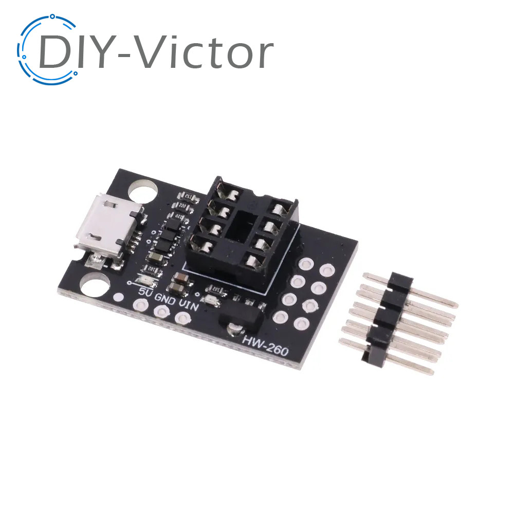 ATtiny13A ATtiny25 ATtiny45 ATtiny85 Pluggable ATTINY Development Programming Bare Board