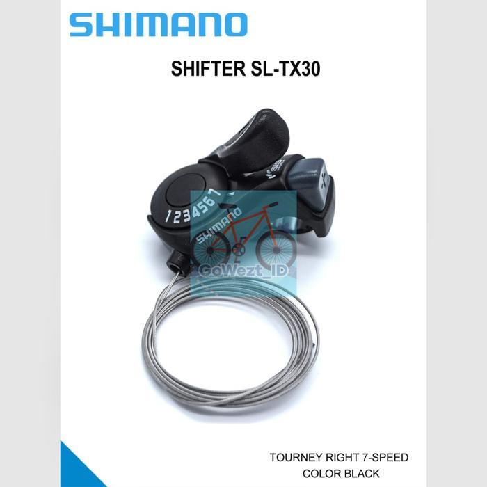 Promo Shifter Operan Gigi Sepeda 6 7 Speed Shimano Kanan Sl-Tx30 Lipat Mtb Original