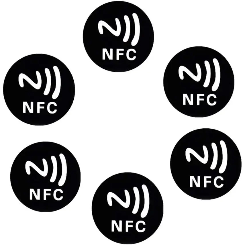 NFC Tags Ntag215 NFC Stickers 13.56 MHZ Rewritable NFC 215 Clear NFC Tags Sticker NFC Labels NFC Wet