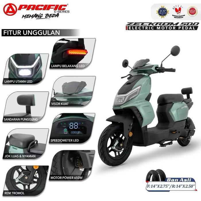 SEPEDA LISTRIK PASIFIC ZECKROM 500