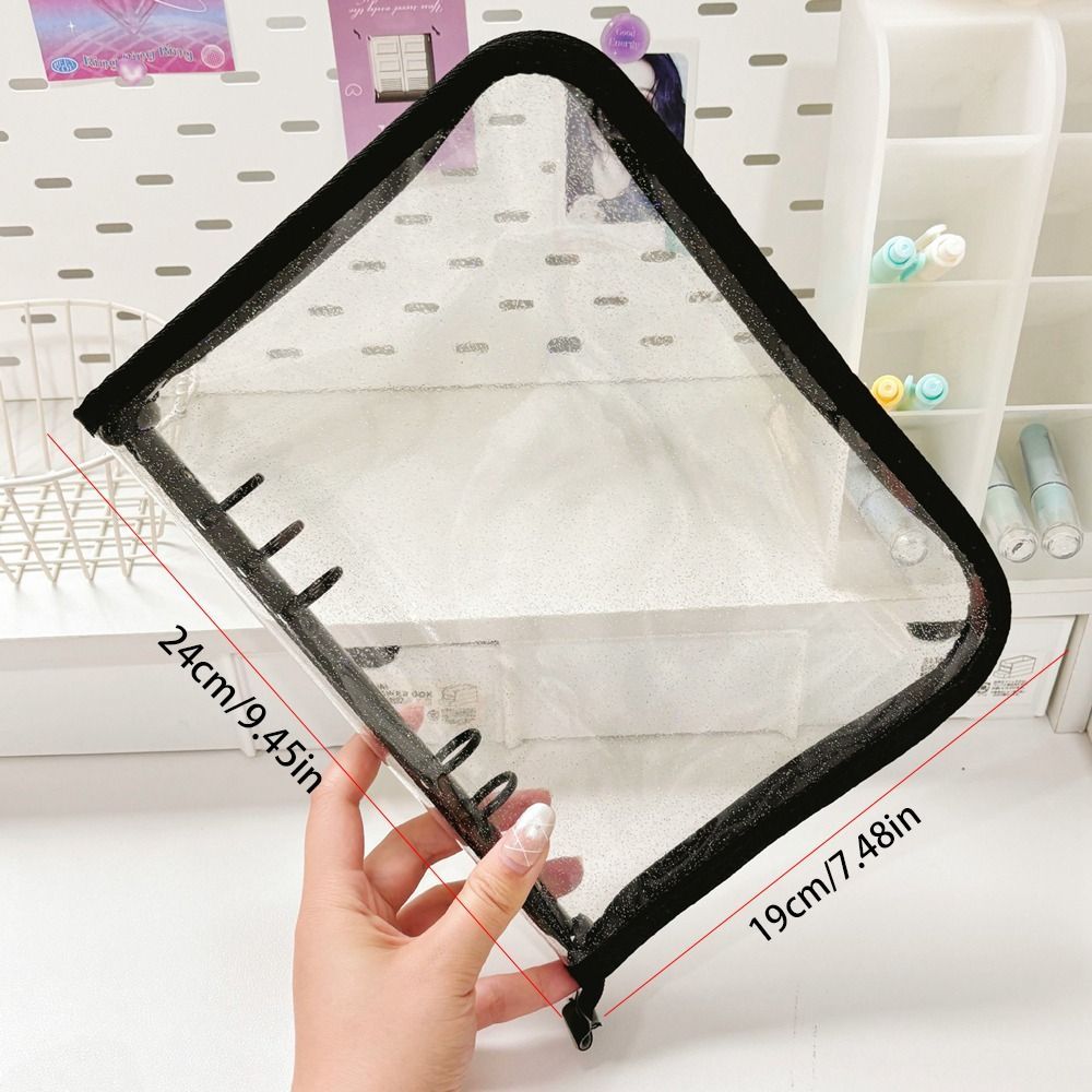 Inner Page A5 Binder Photocard Holder Transparent Album Cover Photo Album Binder Card Storage Book