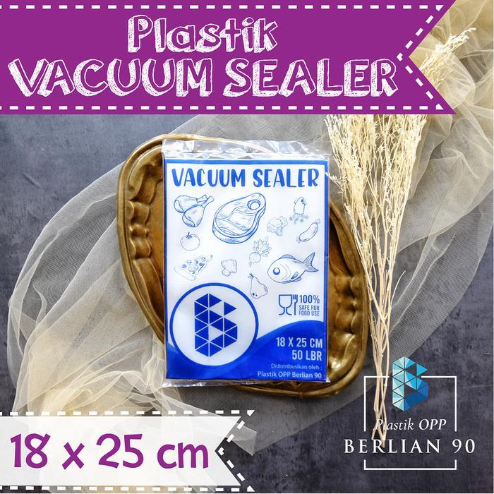 Plastik Vacum Sealer 18 X 25 Cm / Plastik Vakum Sealer Isi 50