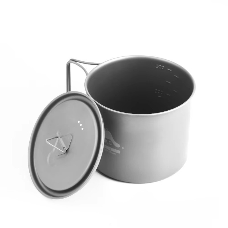 NEW TOAKS Titanium 550ml Pot Ultralight up Two Version Outdoor amping Mug with Lid