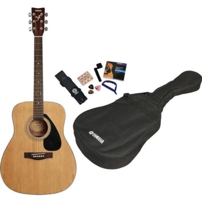 Gitar YAMAHA F310 ORIGINAL Akustik Elektrik Listrik Tunner HSY 400 T - Akustik, Paket Murah 1