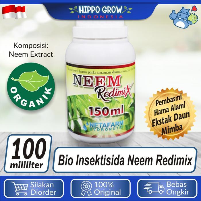 Neem Redimix Pestisida Organik Nabati Mimba Oil Alami Untuk Basmi Kutu Ulat Jamur Putih Bintik Daun
