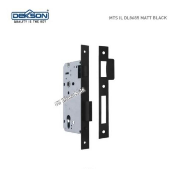 Mortise Lock Dekkson Mts Il Dl 8685 Matt Black