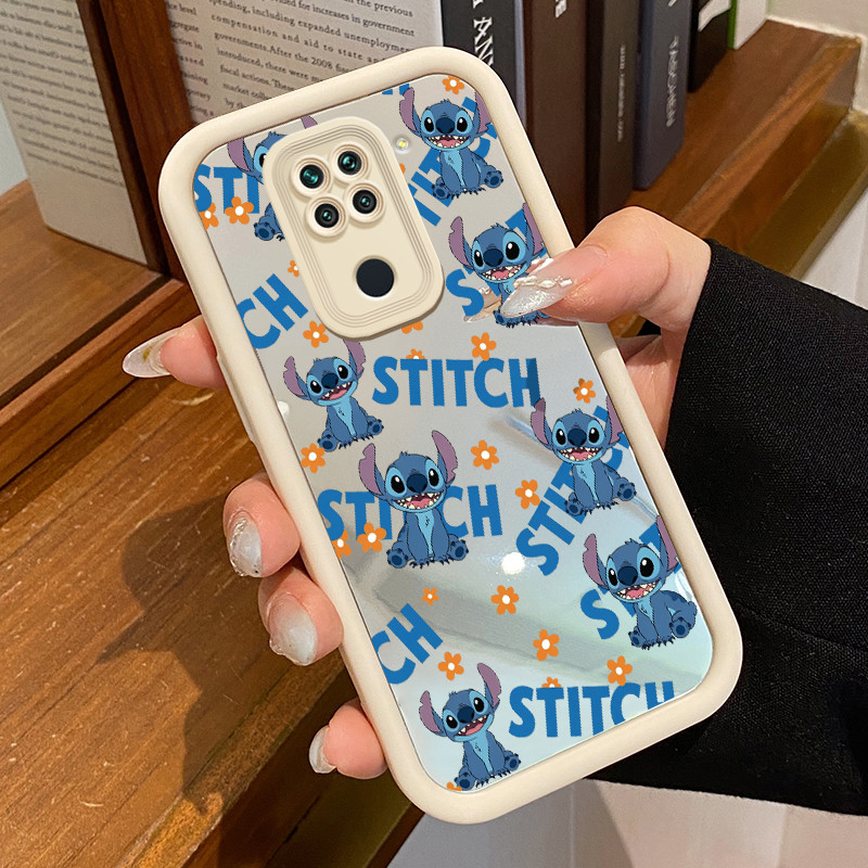 Casing Hp Untuk Xiaomi Redmi Note 9 Note 9s Note 9 Pro POCO M2 Pro Case Stitch Kartun biru animasi K