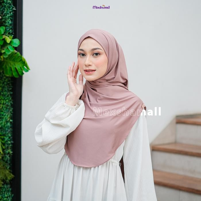Sedia Shamira - Hijab Instan Non Pet Syar'i Bahan Jersey Bergo Isyana Melayu Jersey Hijab Jersey