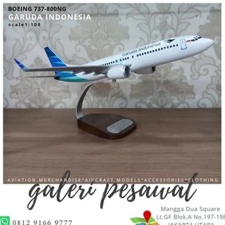Miniatur Pesawat GARUDA INDONESIA B737-800NG