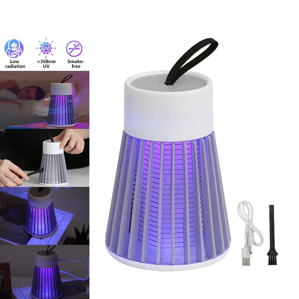 Electric Shock Mosquito Killer Lamp UV Light Anti Mosquito Trap Outdoor Camp Mosquito Killer Lamp