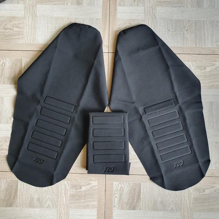 Motif Pasir Hitam Anti Rembes Cover Bungkus Kulit Jok Trail CRF 150 Motor busa jok crf 150
