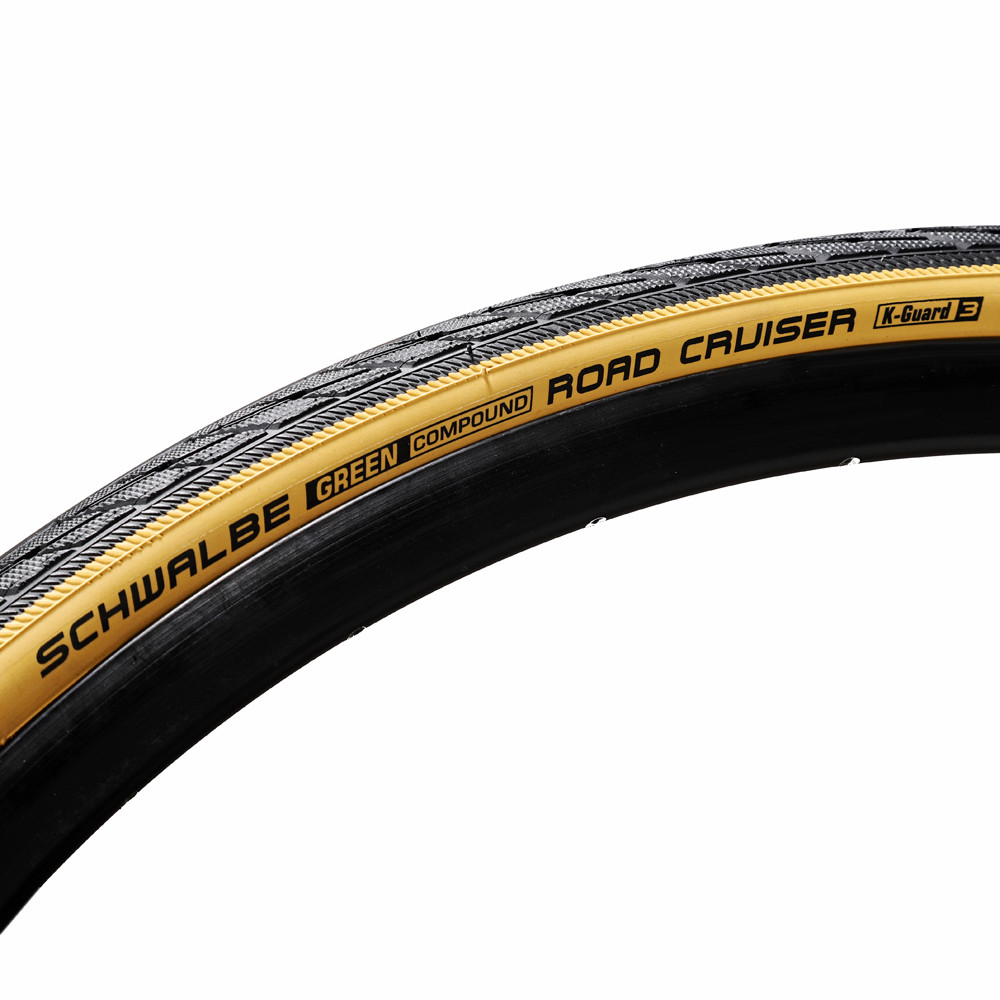 Schwalbe ROAD CRUISER Bicycle Tire 700C 700x35C Road Bike Tires 50EPI K-Guard Level 3 Protection