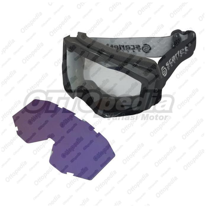 Kacamata MotoCross Goggle Google Scarlet 2 Warna