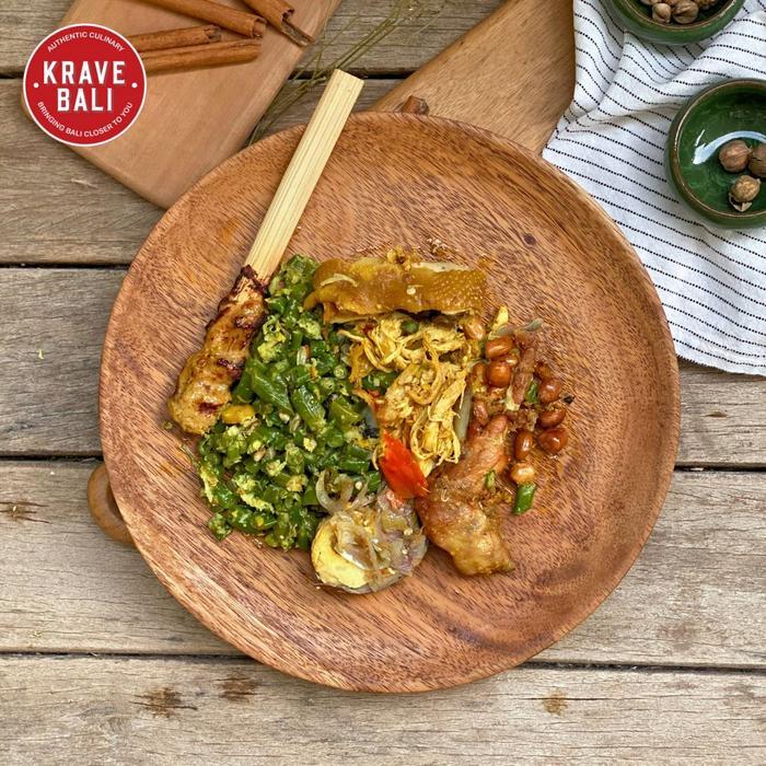 TERMURAH Nasi Campur Ayam Warung Bu Oki 250 gr - Makanan Bali - Krave Bali READY STOCK