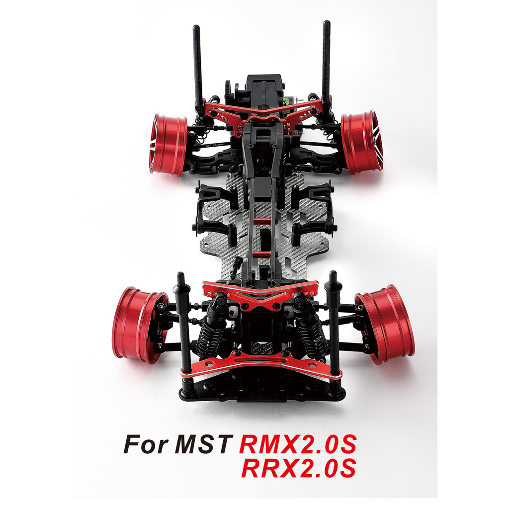 High quality Carbon Fiber & Aluminum Upgrade Kit for For MST RMX2.0S and MST RRX2.0S 1:10 drift RC C