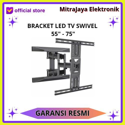 PROMO BRACKET LED TV SWIVEL 55 inch s/d 75 inch BRACKET LED , BRACKET SWEVEL NB P6 TERBARU