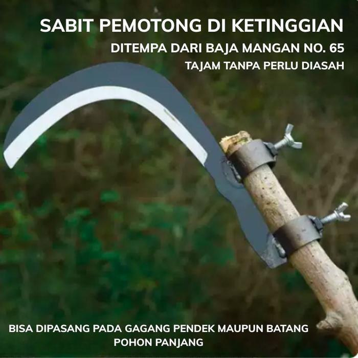 Sabit pertanian tajam digunakan untuk memotong rumput, memanen tanaman dan buah-buahan dengan aman