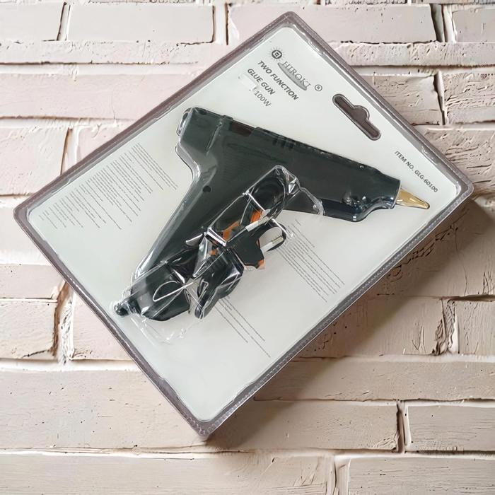 73ox- Alat Lem Panas Kuningan Hiroki 100 Watt Besar Gluegun Lilin Cair Listrik