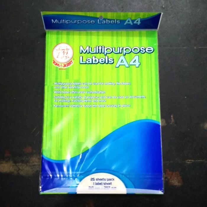 Ready Kertas Label/Sticker Hvs A4 Tom & Jerry