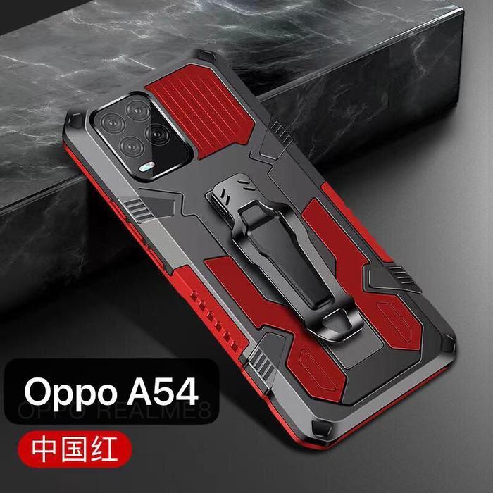 OPPO A54 2021 ROBOT RING STANDING CASING SILIKON SOFTCASE HANDPHONE