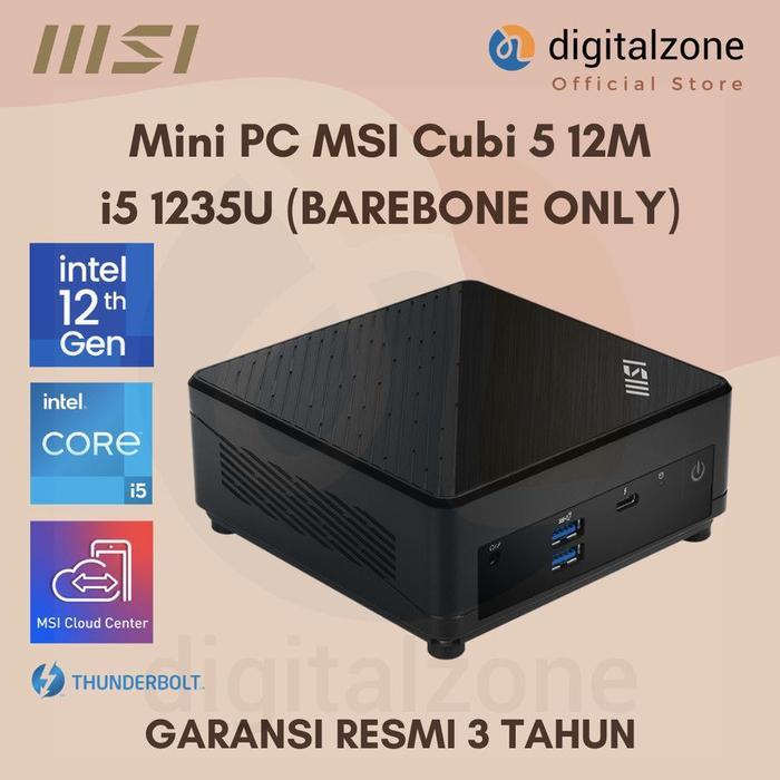 Msi Cubi 5 12M I5 1235U - Mini Pc I5 1235U Msi Cubi 5 I5 1235U
