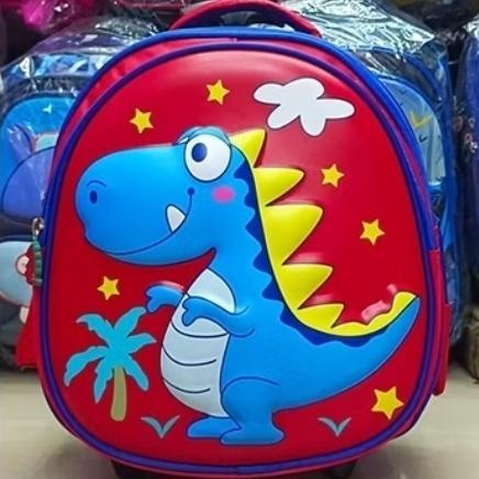 Tas Trolley Anak Tk/ Tas Dorong Dinosaurus Troli Troley Anak Laki