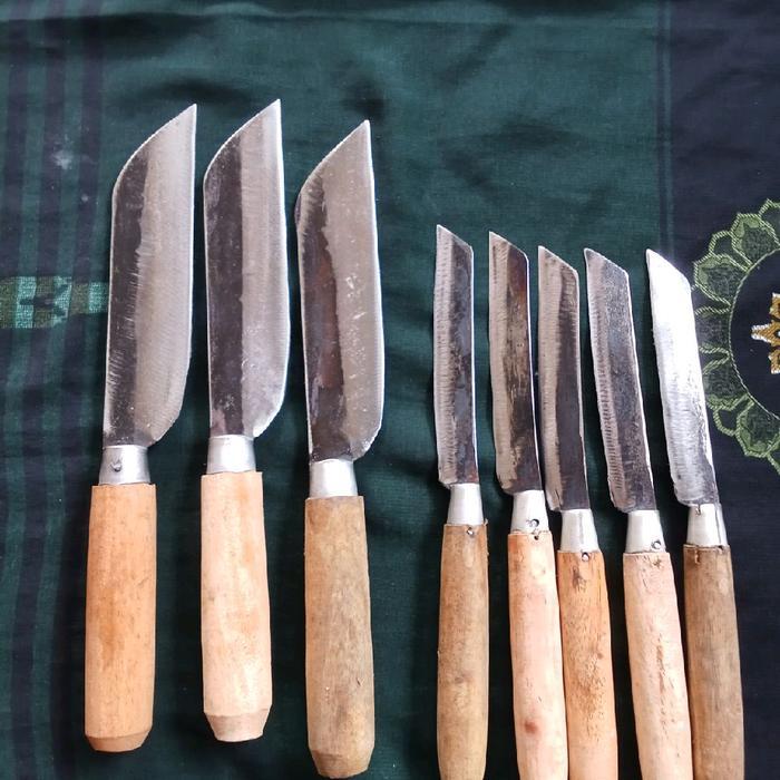 0y2l- Pusau Dapur Paket Set 8 Pcs Tiga Pisau Tanggung Dan 5 Pcs Pisau Kecil (3 Tgg Dan 5