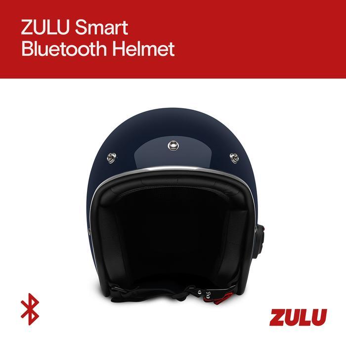 ZULU Smart Bluetooth Helmet Osiris Midnight Chrome Motorcycle