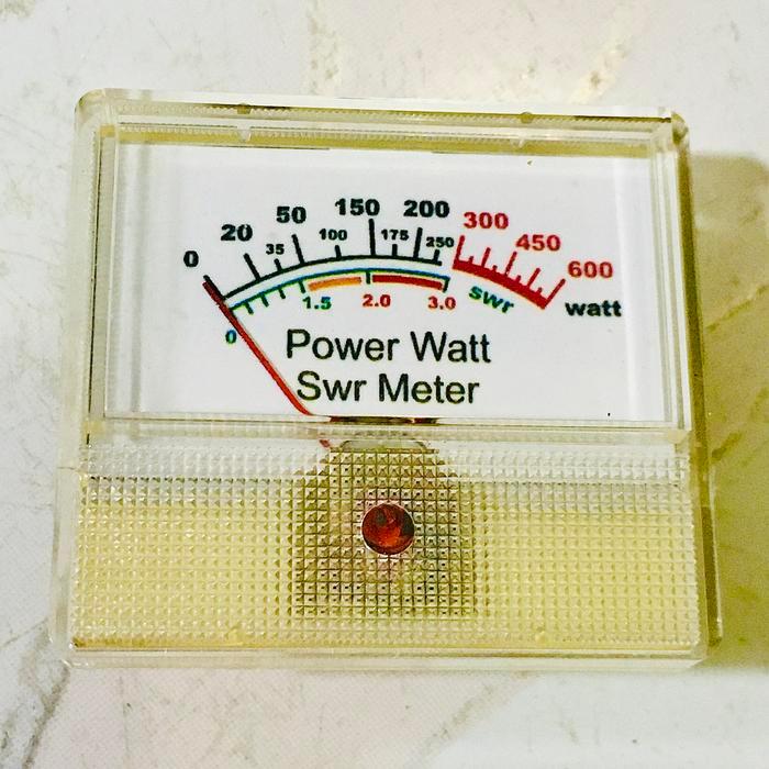 Power meter atau swr meter panel max 600w