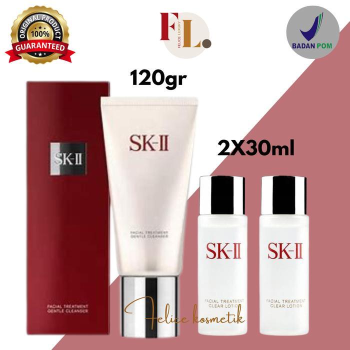 Sk-Ii Skii Sk Ii Sk2 Sk Facial Treatment Gentle Cleanser Toner Clear Lotion