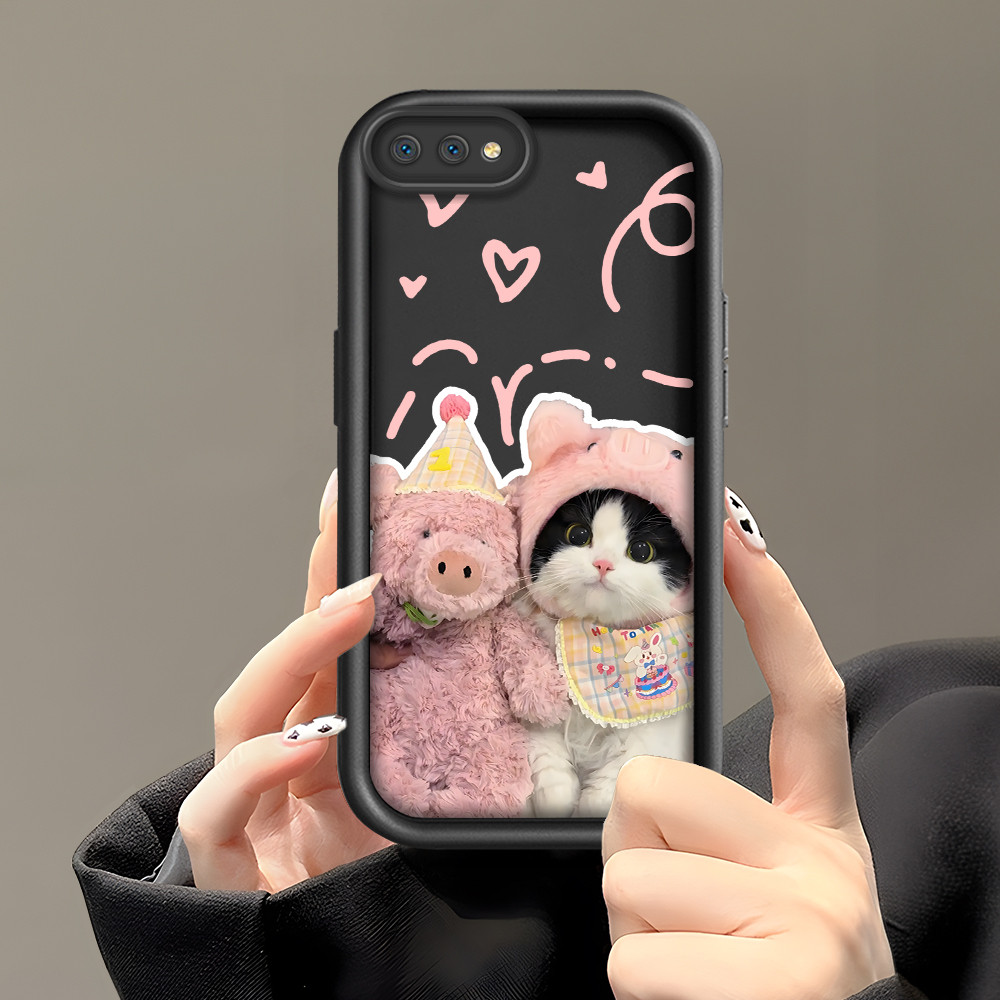 Casing Hp Untuk Realme C2 Phone Case Softcase Soft Cesing Handphone Cover Populer Kartun Cassing Kuc