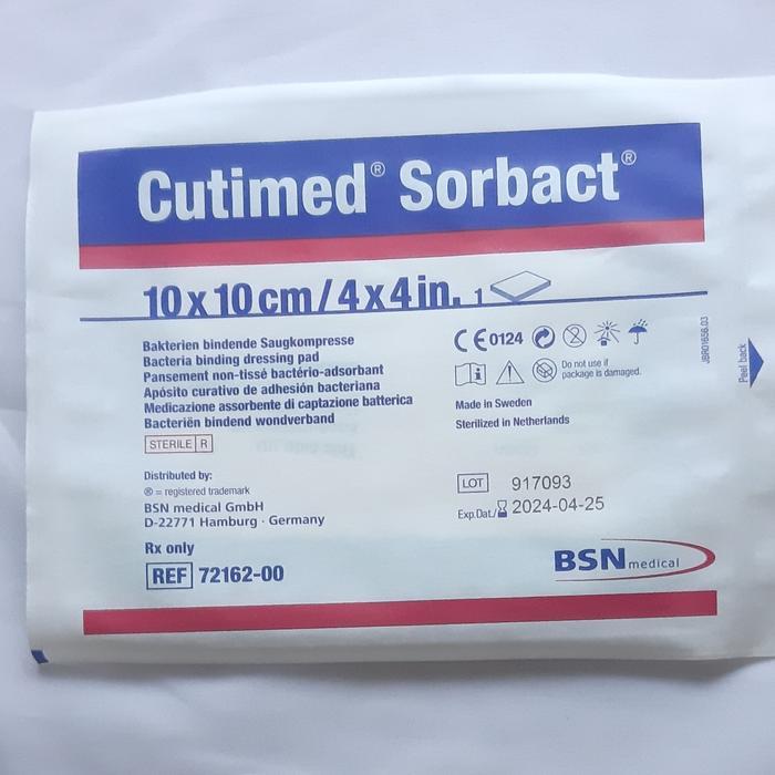 Sedia Cutimed Sorbact 10x10