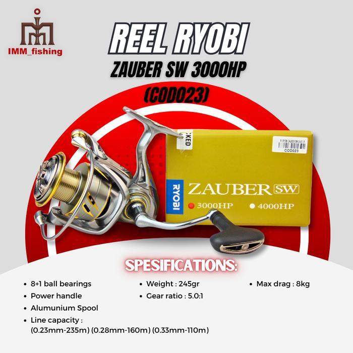 Reel Ryobi Zauber CS 3000