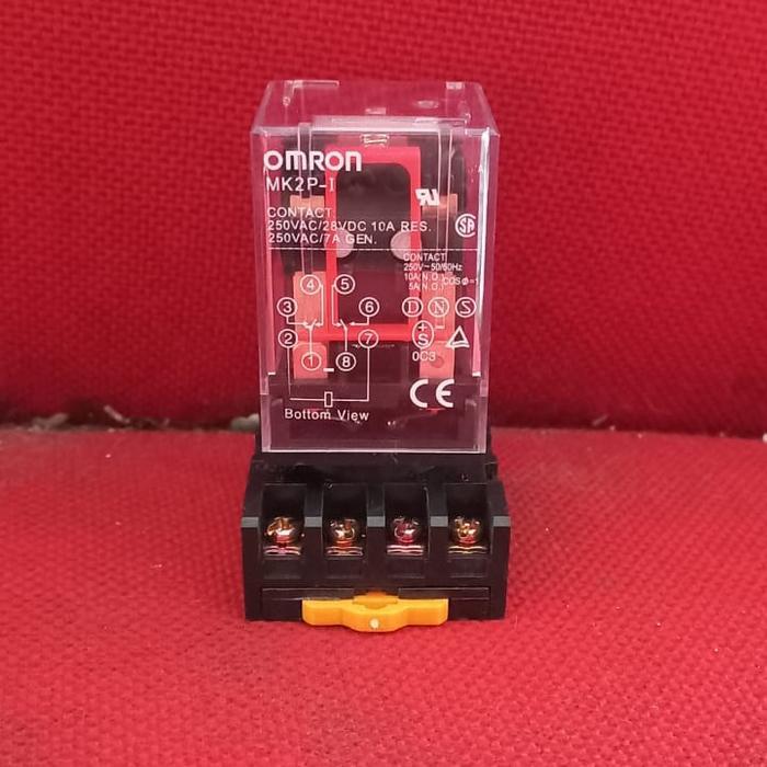 Relay Mk2P -1 12Vdc Omron + Soket