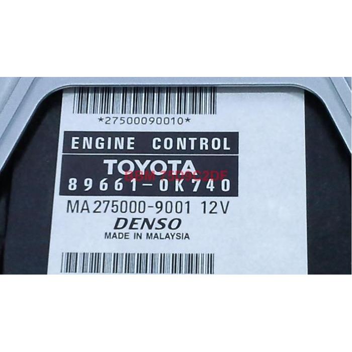 89661-0K740 Ecu Komputer Computer Engine Control Innova Bensin