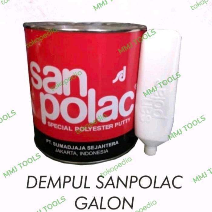 Dempul SANPOLAC Galon (4kg) - SANPOLAC galon - SANPOLAC PUTTY galon