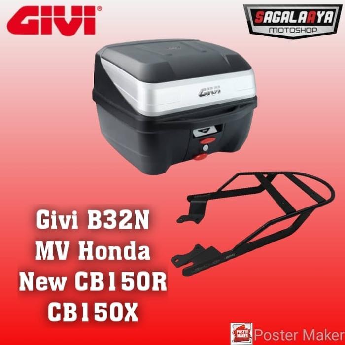 BERKUALITAS Givi B32N bold Bracket Top Box MV New CB150R CB150X original Givi