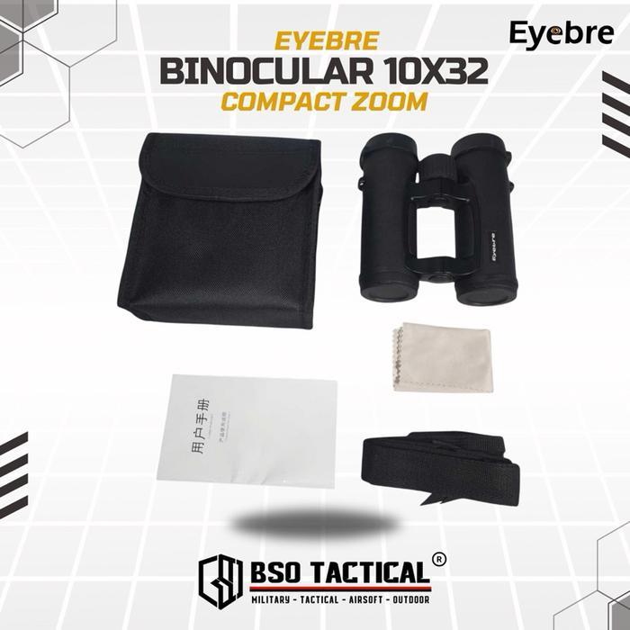Eyebre Binocular 10X32 Outdoor Telescope Teropong Camping Compact Zoom