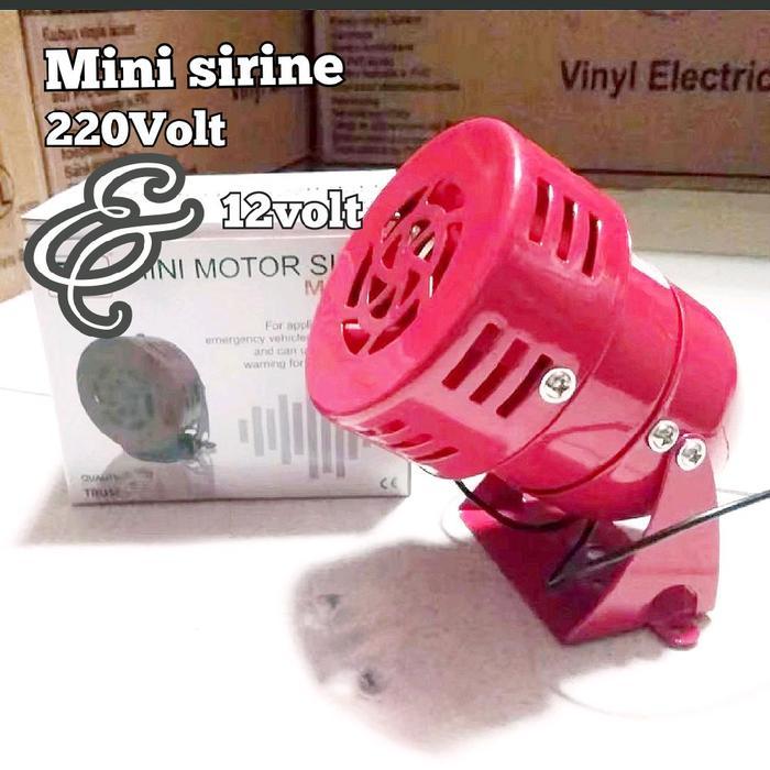 Mini sirine Mini motor sirine 220v 12V dV
