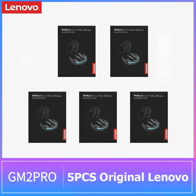 5PCS GM2 Pro TWS Wireless Headphones Bluetooth 5.4 Earphones Touch Control HD