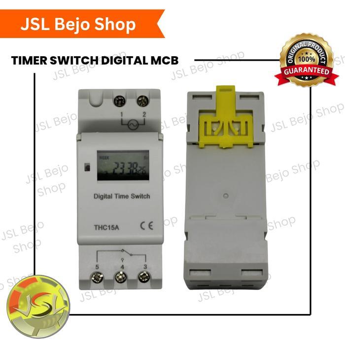 NEW 12 V DC DIN Rail Digital Programmable Timer Switch Model MCB